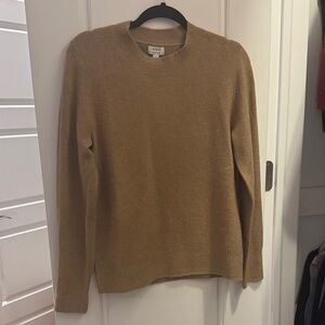 J. Crew Women's Camel Crewneck Sweater
